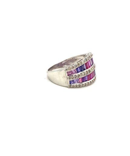 Purple Sapphire Ring in 925 Sterling Silver | Save 33% - Rajasthan Living 3