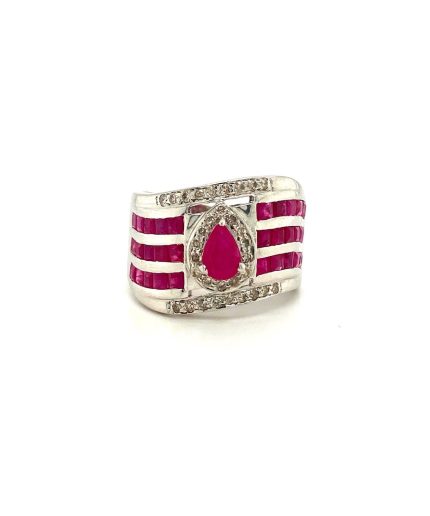 Ruby Ring in 925 Sterling Silver | Save 33% - Rajasthan Living