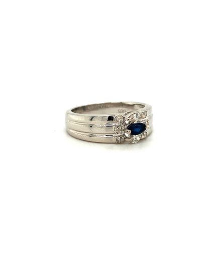 Sapphire Ring in 925 Sterling Silver | Save 33% - Rajasthan Living 3