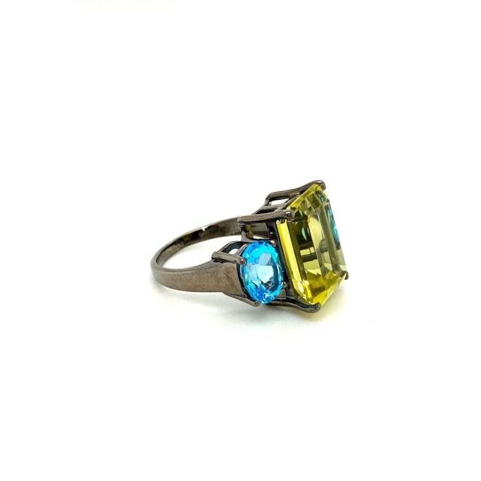 Lemon Topaz Ring in 925 Sterling Silver | Save 33% - Rajasthan Living 6