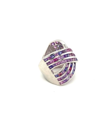 Purple Sapphire Ring in 925 Sterling Silver | Save 33% - Rajasthan Living 3