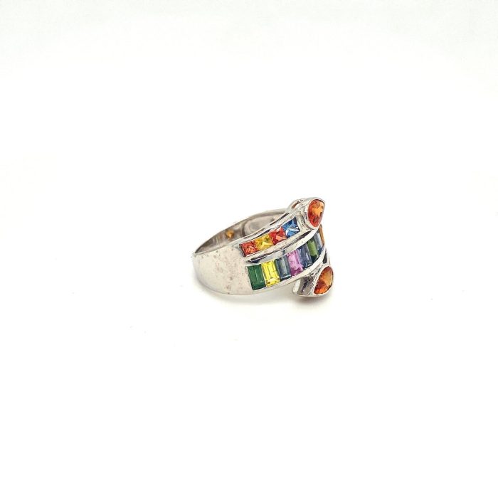 Multi Sapphire Ring in 925 Sterling Silver | Save 33% - Rajasthan Living 6