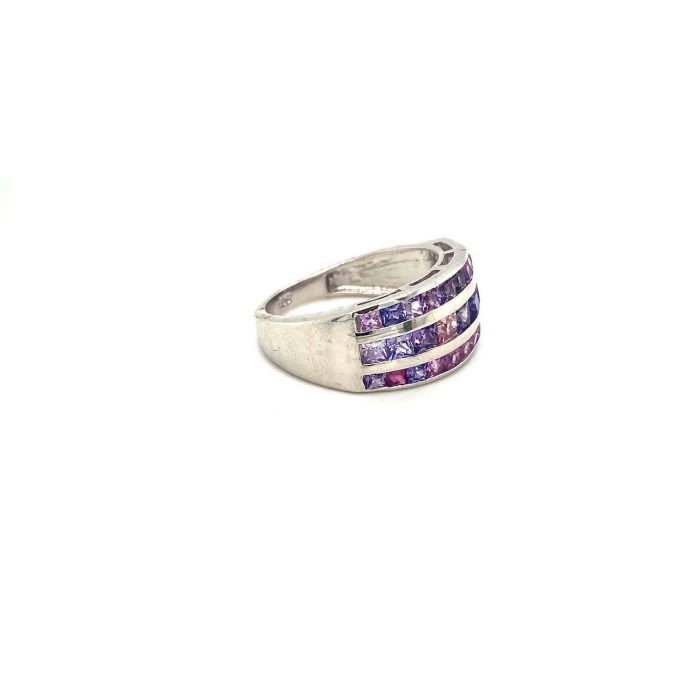 Purple Sapphire Ring in 925 Sterling Silver | Save 33% - Rajasthan Living 6