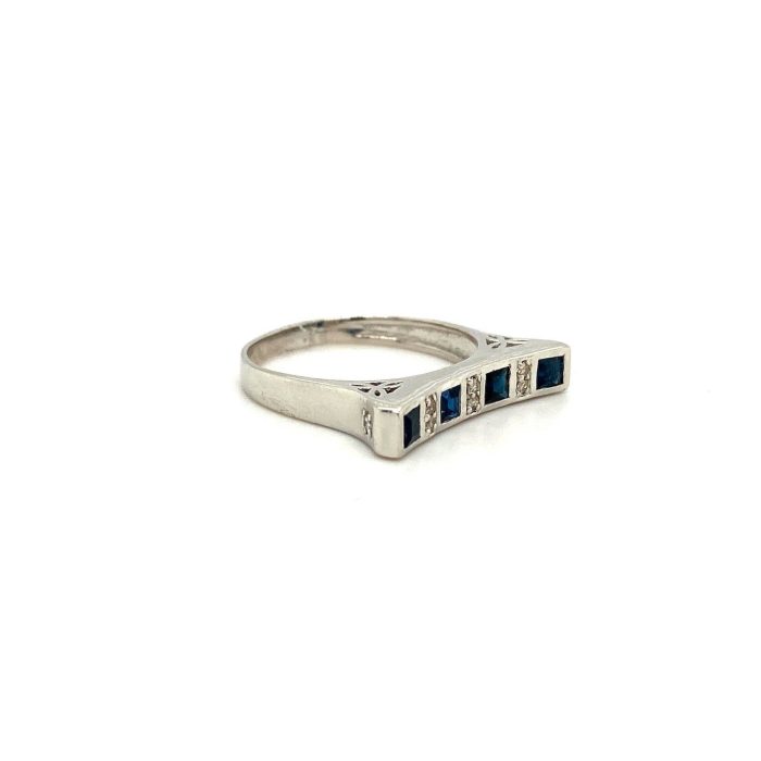 Sapphire Ring in 925 Sterling Silver | Save 33% - Rajasthan Living 6