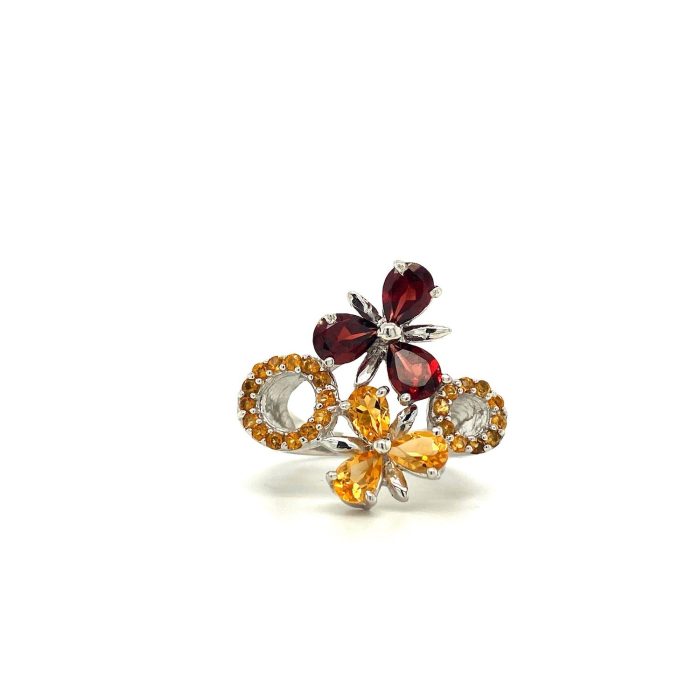 Citrine Ring in 925 Sterling Silver | Save 33% - Rajasthan Living 5