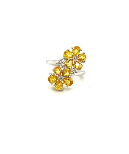 Yellow Sapphire Ring in 925 Sterling Silver | Save 33% - Rajasthan Living