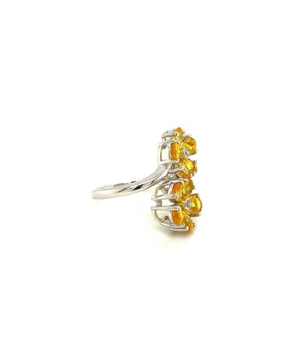 Yellow Sapphire Ring in 925 Sterling Silver | Save 33% - Rajasthan Living 3