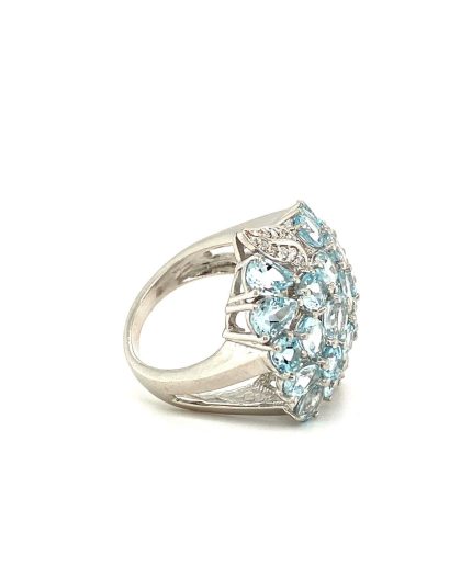 Aquamarine Ring in 925 Sterling Silver | Save 33% - Rajasthan Living 3