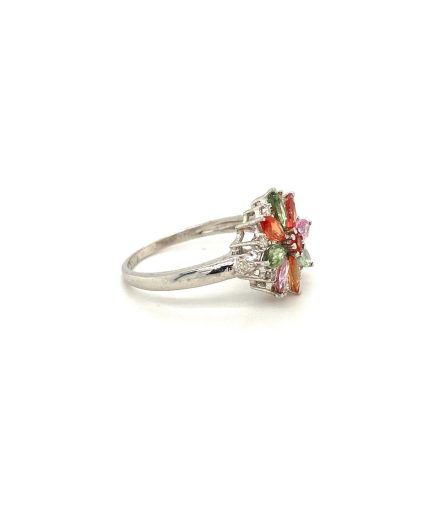 Multi Sapphire Ring in 925 Sterling Silver | Save 33% - Rajasthan Living 3