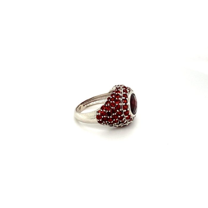 Garnet Ring in 925 Sterling Silver | Save 33% - Rajasthan Living 6