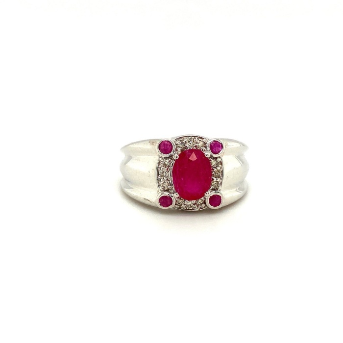 Ruby Ring in 925 Sterling Silver | Save 33% - Rajasthan Living 5