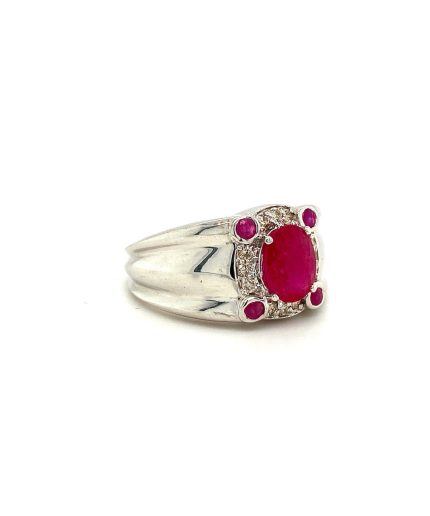 Ruby Ring in 925 Sterling Silver | Save 33% - Rajasthan Living 3