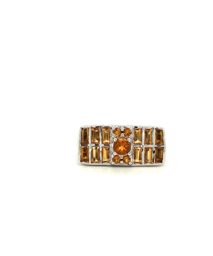 Citrine Ring in 925 Sterling Silver | Save 33% - Rajasthan Living