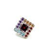 Multi Colour Stones Ring in 925 Sterling Silver | Save 33% - Rajasthan Living 7