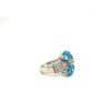 Blue Topaz Ring in 925 Sterling Silver | Save 33% - Rajasthan Living 8