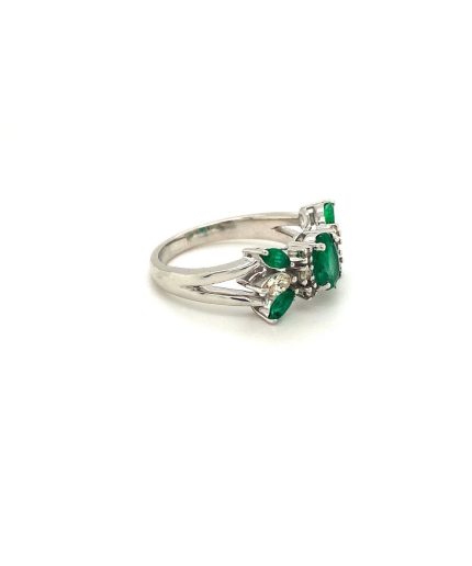 Emerald Ring in 925 Sterling Silver | Save 33% - Rajasthan Living 7