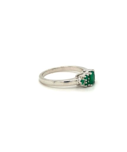 Emerald Ring in 925 Sterling Silver | Save 33% - Rajasthan Living 7