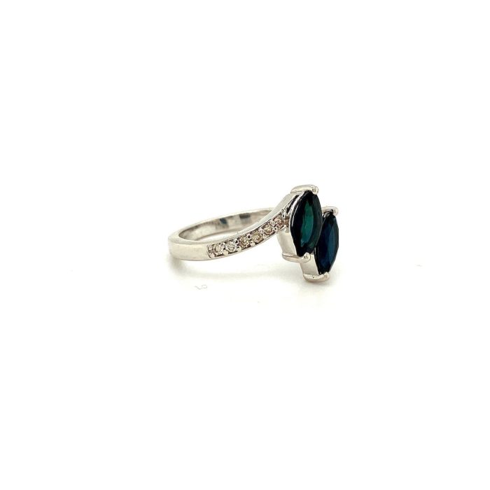 Sapphire Ring in 925 Sterling Silver | Save 33% - Rajasthan Living 6