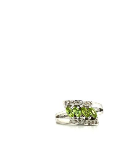 Peridot Ring in 925 Sterling Silver | Save 33% - Rajasthan Living 5