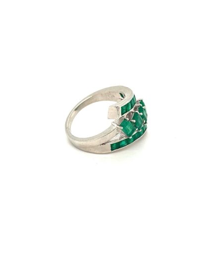 Emerald Ring in 925 Sterling Silver | Save 33% - Rajasthan Living 3