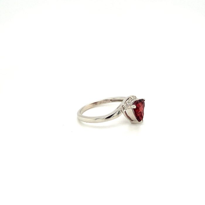 Garnet Ring in 925 Sterling Silver | Save 33% - Rajasthan Living 6