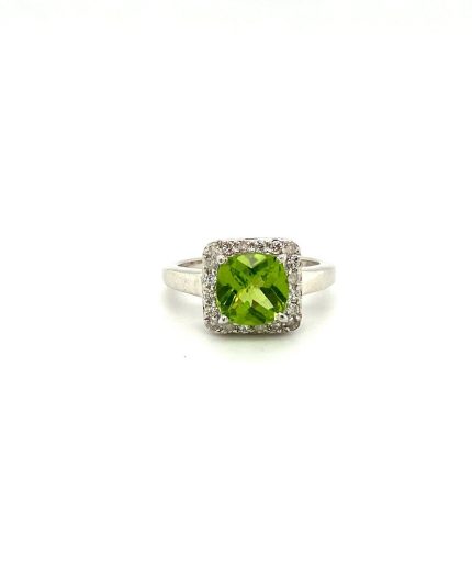 Peridot Ring in 925 Sterling Silver | Save 33% - Rajasthan Living