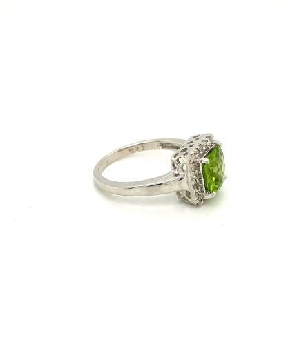 Peridot Ring in 925 Sterling Silver | Save 33% - Rajasthan Living 3