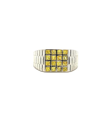 Yellow Sapphire Ring in 925 Sterling Silver | Save 33% - Rajasthan Living