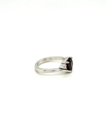 Smoky Topaz Ring in 925 Sterling Silver | Save 33% - Rajasthan Living 3