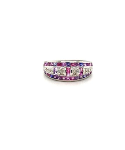 Purple Sapphire Ring in 925 Sterling Silver | Save 33% - Rajasthan Living 5