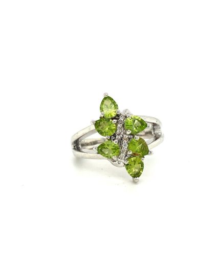 Peridot Ring in 925 Sterling Silver | Save 33% - Rajasthan Living