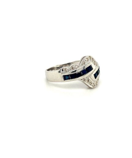 Sapphire Ring in 925 Sterling Silver | Save 33% - Rajasthan Living 3