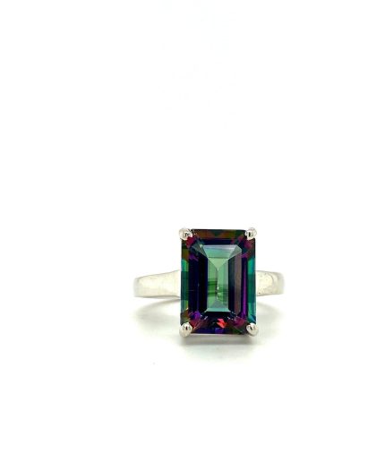 Mystic Topaz Ring in 925 Sterling Silver | Save 33% - Rajasthan Living 5