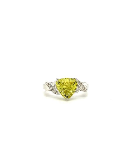 Lemon Topaz Ring in 925 Sterling Silver | Save 33% - Rajasthan Living