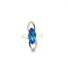 Blue Topaz Ring in 925 Sterling Silver | Save 33% - Rajasthan Living 7