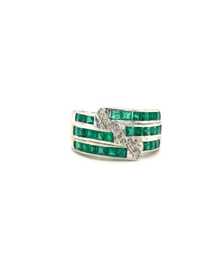 Emerald Ring in 925 Sterling Silver | Save 33% - Rajasthan Living