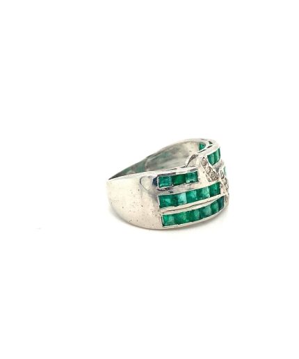 Emerald Ring in 925 Sterling Silver | Save 33% - Rajasthan Living 3