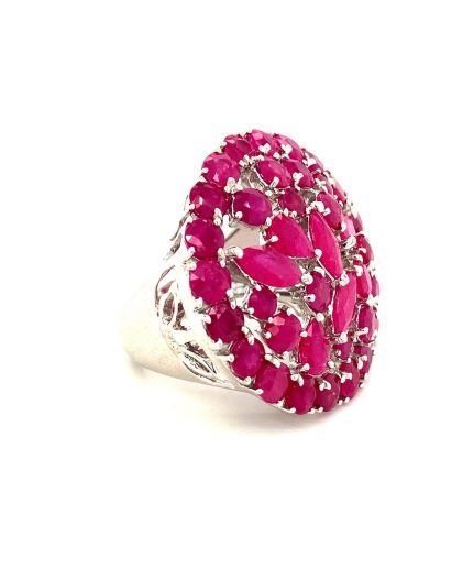 Ruby Ring in 925 Sterling Silver | Save 33% - Rajasthan Living 3