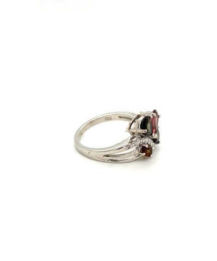 Multi Tourmaline Ring in 925 Sterling Silver | Save 33% - Rajasthan Living 3