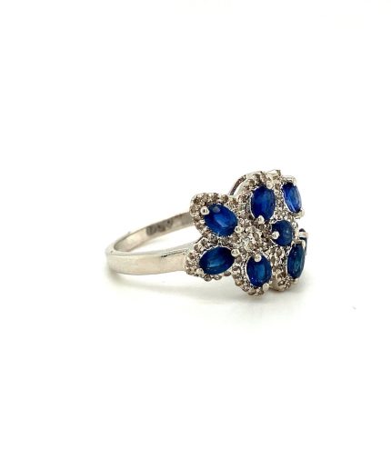 Sapphire Ring in 925 Sterling Silver | Save 33% - Rajasthan Living 3