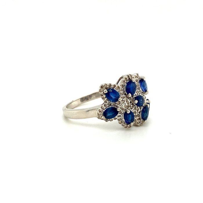 Sapphire Ring in 925 Sterling Silver | Save 33% - Rajasthan Living 6