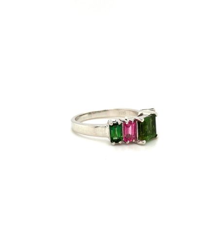 Multi Tourmaline Ring in 925 Sterling Silver | Save 33% - Rajasthan Living 3