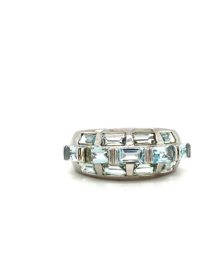 Aquamarine Ring in 925 Sterling Silver | Save 33% - Rajasthan Living 5