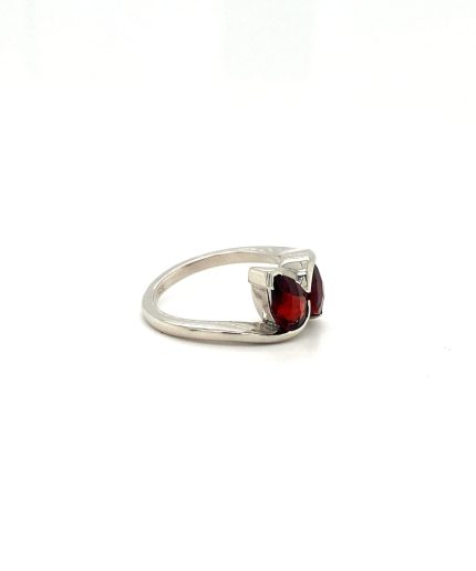 Garnet Ring in 925 Sterling Silver | Save 33% - Rajasthan Living 7