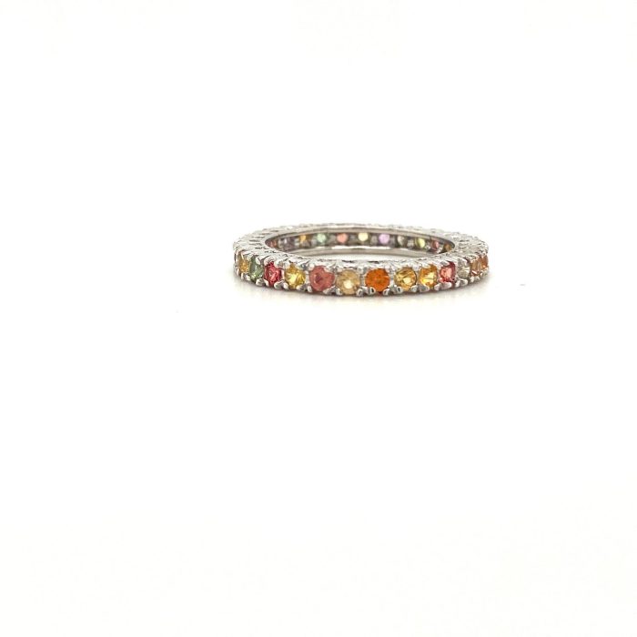 Multi Sapphire Ring in 925 Sterling Silver | Save 33% - Rajasthan Living 5