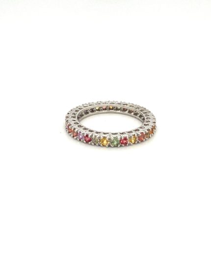 Multi Sapphire Ring in 925 Sterling Silver | Save 33% - Rajasthan Living 3