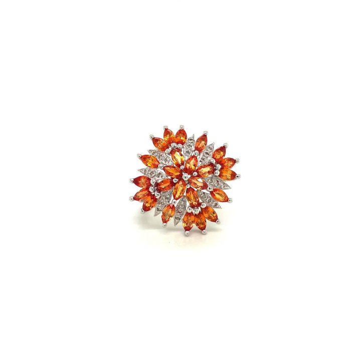 Multi Sapphire Ring in 925 Sterling Silver | Save 33% - Rajasthan Living 5