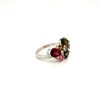 Multi Tourmaline Ring in 925 Sterling Silver | Save 33% - Rajasthan Living 8