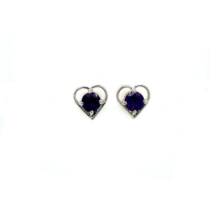 Amethyst Earrings in 925 Sterling Silver | Save 33% - Rajasthan Living 5