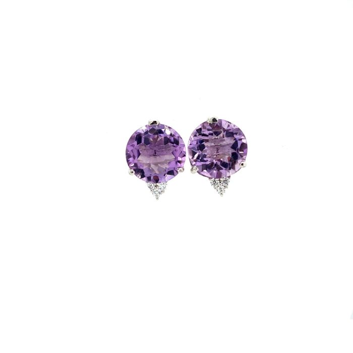 Amethyst Earrings in 925 Sterling Silver | Save 33% - Rajasthan Living 5